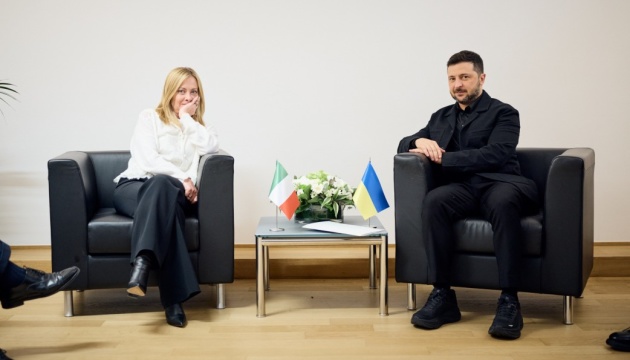 Zelensky discută cu Meloni despre protecția sistemului energetic al Ucrainei