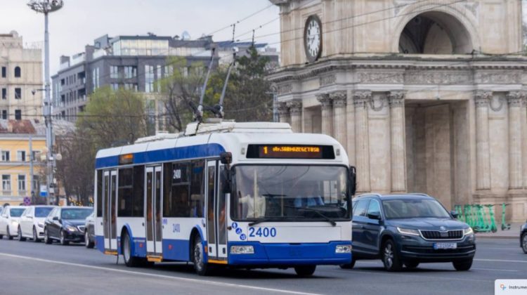 Restricții de circulație pe strada Columna din Chișinău