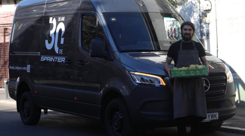 O bucătărie fine-dining pe patru roți cu ajutorul unui Sprinter