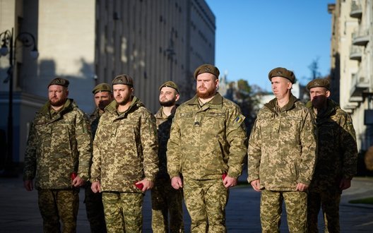 Zelenskyy a onorat soldații trupelor de inginerie cu premii de stat