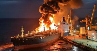 Atac asupra terminalului petrolier din Tuapse: cel puțin două lovituri