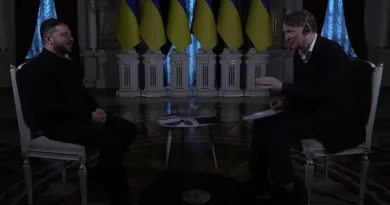 Pană de curent de două ori în timpul interviului lui Zelenskyy la Palatul Mariinskyi