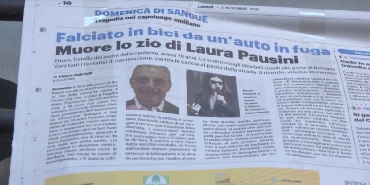 Unchiul Laurei Pausini, ucis de un român în Bologna