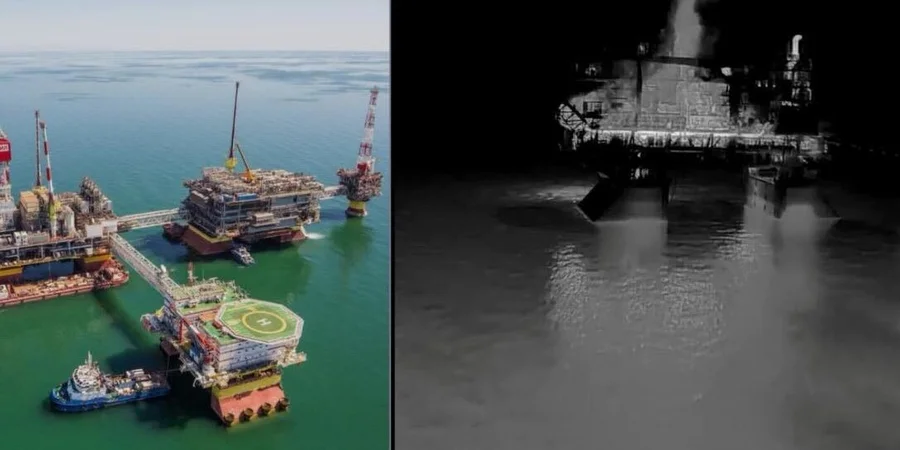 Ucraina lovește din nou platformele petroliere rusești din Marea Caspică