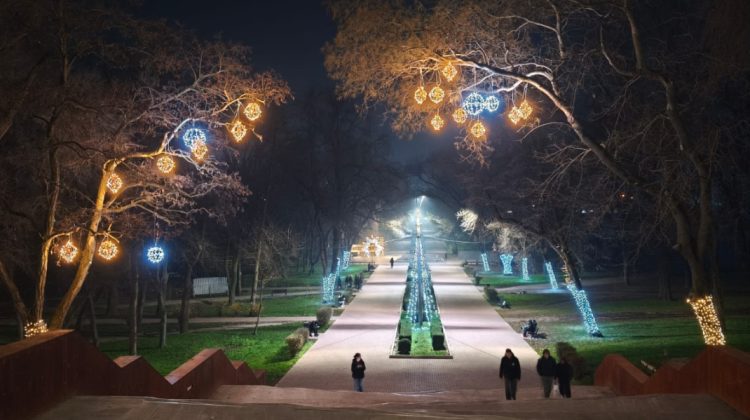 Vandalism în parcul Mihai Volontir din Bălți