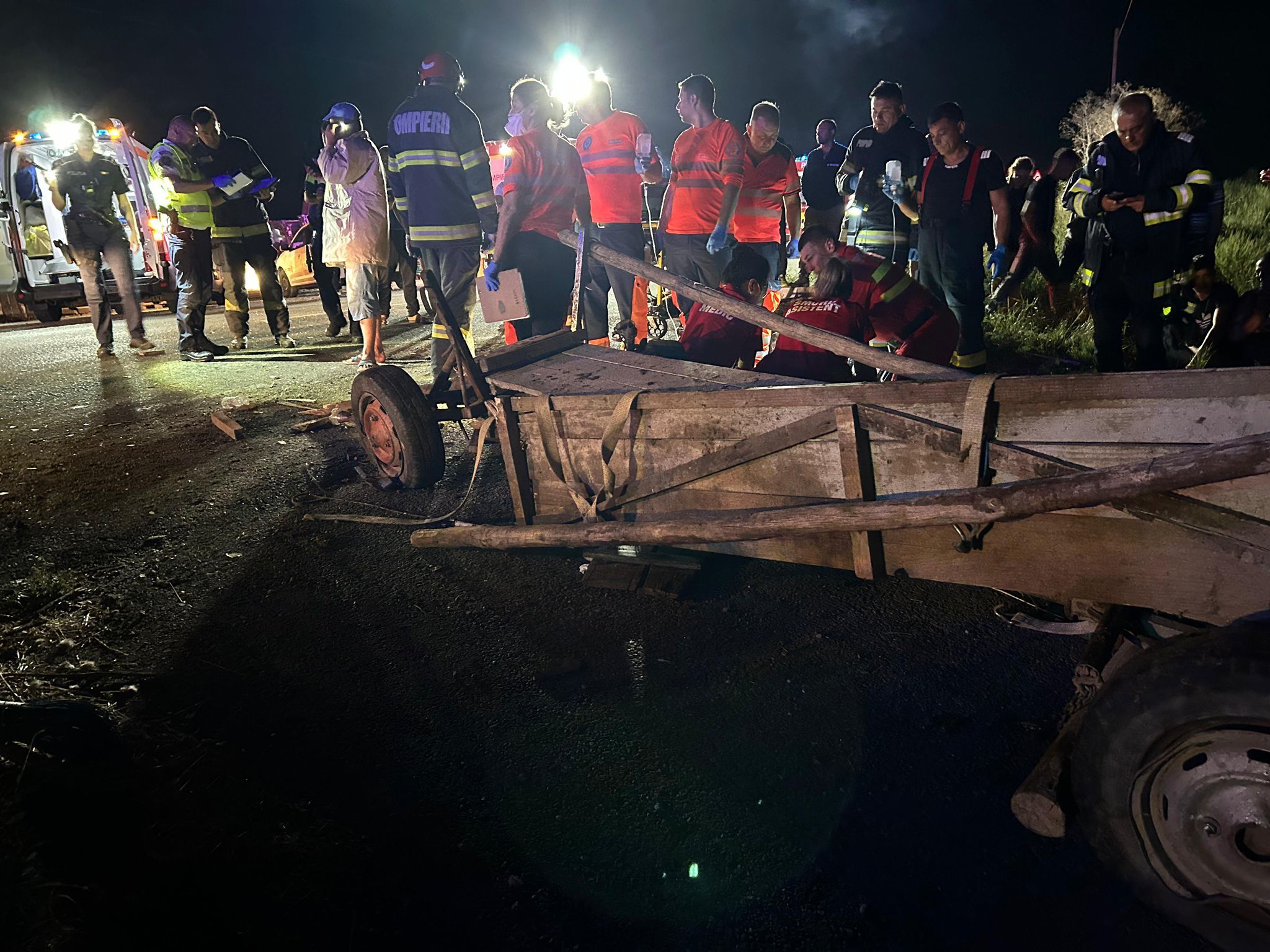 Accident mortal între o căruță și o mașină pe DN 3 în Constanța