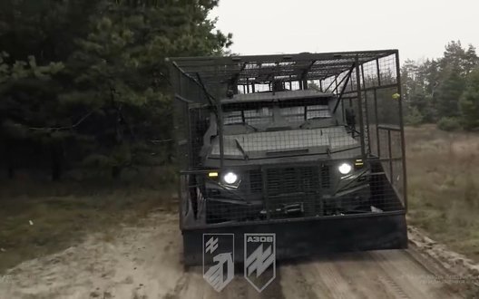 Vehiculul blindat Varta 2 testat în luptă de unitatea Azov