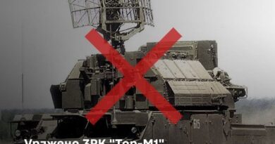 Sistem de apărare Tor-M1 și alte ținte militare inamice distruse