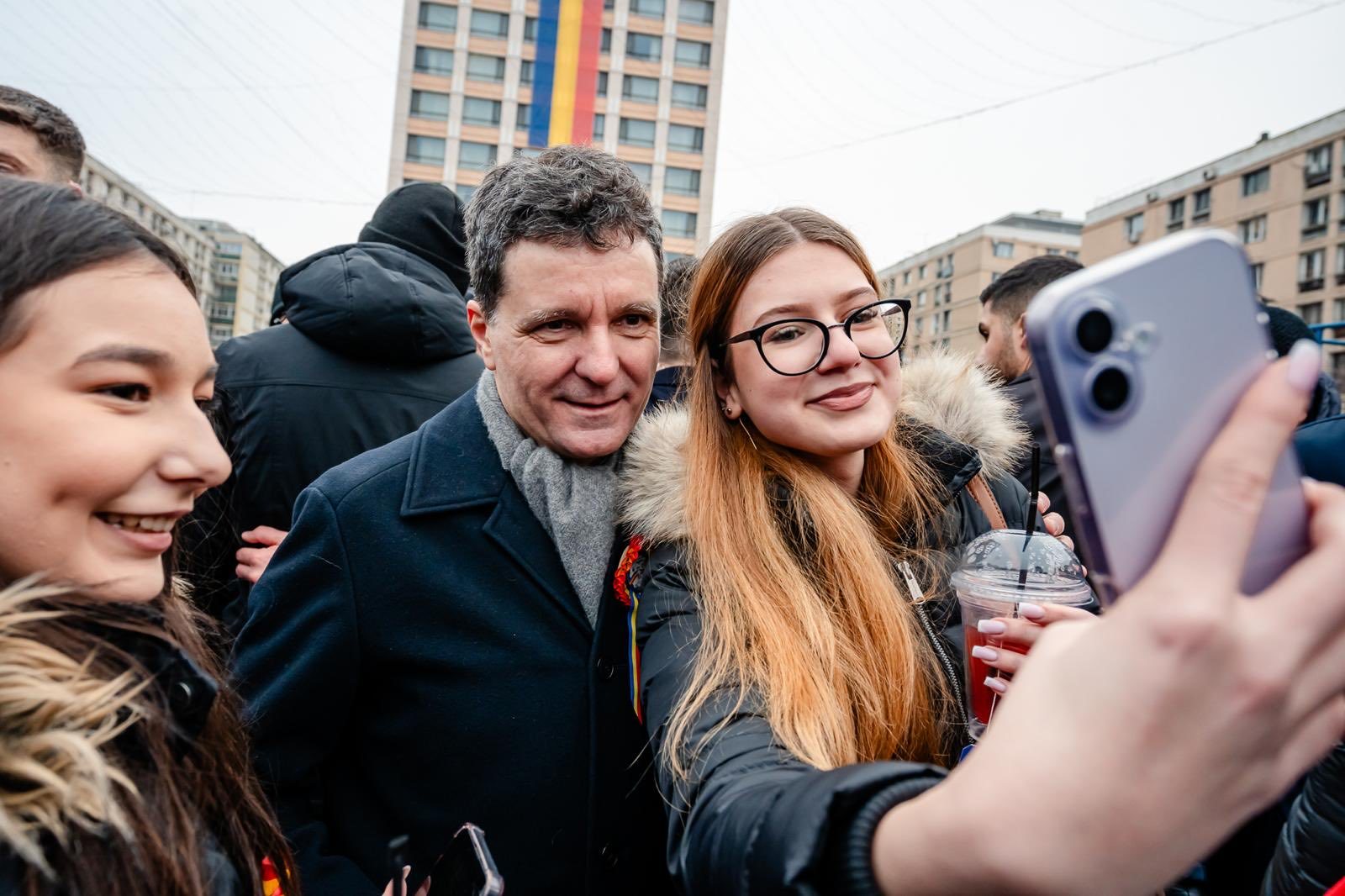 Nicuşor Dan a participat la Iaşi şi Focşani pentru Unirea Principatelor