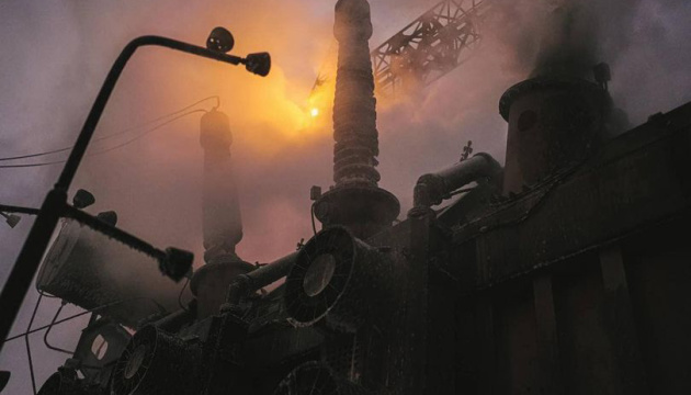 DTEK raportează avarii la centralele termice după atacul rusesc