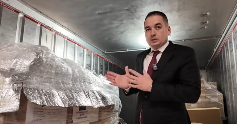 Alexandru Bociu, președintele ANSVSA, în imagine din anunțul video difuzat la 24 octombrie 2026 despre vaccinarea de urgență a oilor și caprelor din Constanța și Tulcea