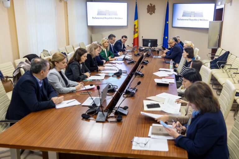 Consultări parlamentare din 23 octombrie 2026 la Chișinău despre proiectul Moldova HiTech Park, participanți la masa de ședință